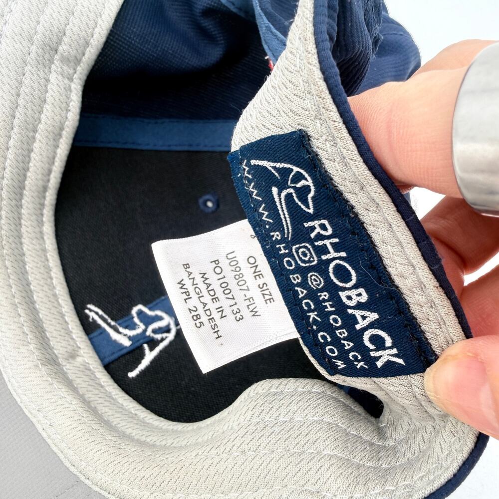 Rhoback Blue Dog Unisex Performance Rope Hat - Picture 7 of 7